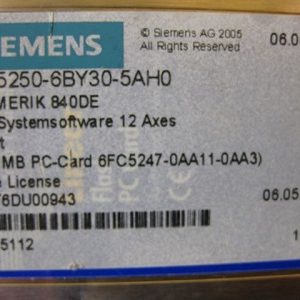 6FC52506BY305AH0 siemens sinumerik 840e