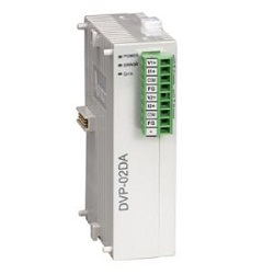 Delta DVP02DA-S PLC Analog Output Module DVP02DAS