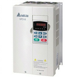 Delta VFD185B23A Inverter Sensorless Vector NEMA 1 Drive