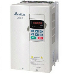 Delta VFD185B53A Inverter Sensorless Vector NEMA 1 Drive