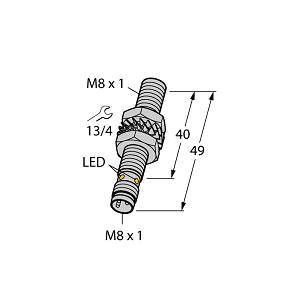 Turck Inductive Sensor BI1.5-EG08-AP6X-V1131