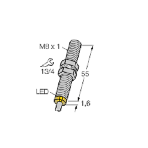 Turck Inductive Sensor BI1.5-G08-AP6X