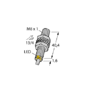 Turck Inductive Sensor BI2-EG08-AZ14X