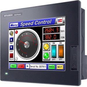 Mitsubishi GT1455-QTBDE HMI Touch Panel GT1455QTBDE ID: 09V580