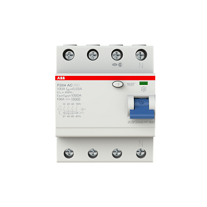 ABB F200 AC Type Residual Current Protection F204 AC-100/0.03
