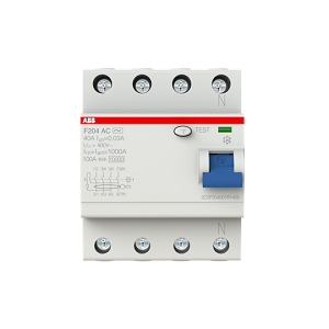 ABB F200 AC Type Residual Current Protection F204 AC-40/0.03
