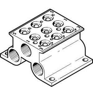 Festo Manifold Block CPE10-PRS-1/4-3