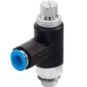 Festo Flow Control Valve GRLA-1/8-QS-6-RS-B