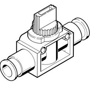 Festo Shut-off Valve HE-3-QS-8