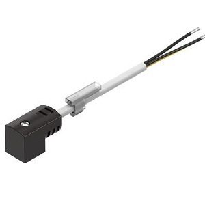 Festo Plug Socket with Cable KMEB-1-24-2,5-LED