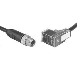 Festo Plug Socket with Cable KMEB-2-24-M12-0,5-LED