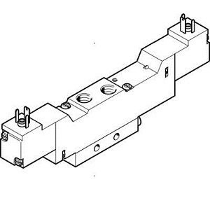 Festo Solenoid Valve MEBH-5/3G-1/8-B