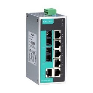 MOXA Unmanaged Ethernet Switch EDS-208A-SS-SC