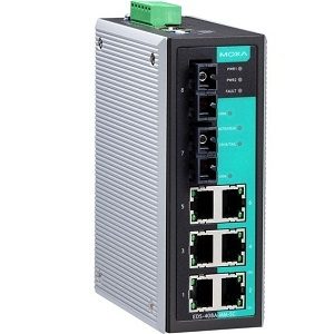 MOXA Entry-level managed Ethernet Switch EDS-408A-SS-SC
