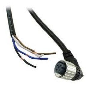 Omron Single-ended Cable with Socket XS2F-M12PVC4A2M