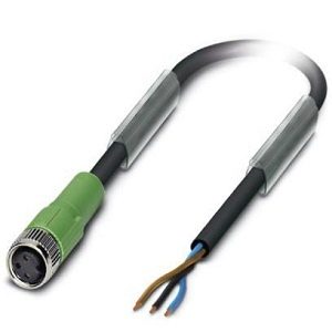 Phoenix Sensor/Actuator Cable SAC-3P-5,0-PUR/M 8FS