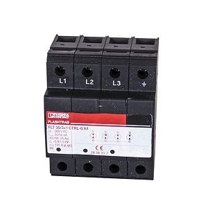 Phoenix DIN Rail Terminal Blocks FLT 35/3+1