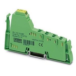 Phoenix Inline Analog Output Terminal Block IB IL AO 2/U/BP