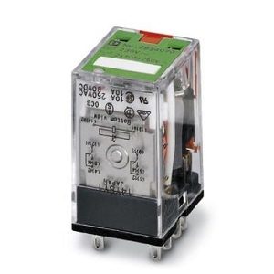Phoenix Plug-In Industrial Relay With Power Contacts REL-IR/L-230AC/2X21