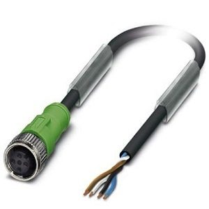 Phoenix Sensor/Actuator Cable SAC-4P-5,0-PUR/M12FS