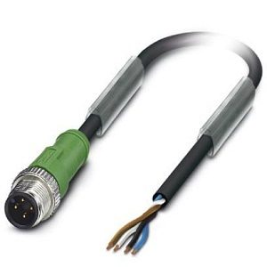 Phoenix Sensor/Actuator Cable SAC-4P-M12MS/1,5-PUR