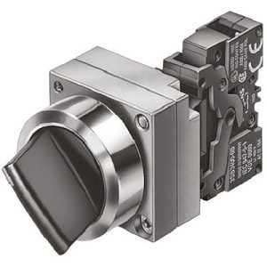 Siemens 22MM Metal Round Complete Unit Combination 3SB3608-2EA11