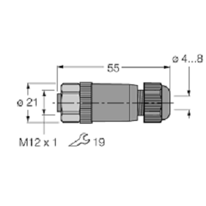 Turck Connector BKV8140-0/9