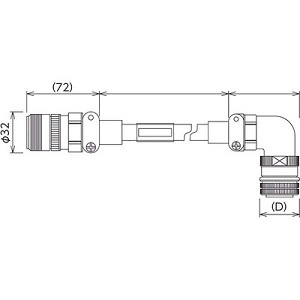 Mitsubishi Servo Motor Drive SC-PWC5JCBL5M-A1-H