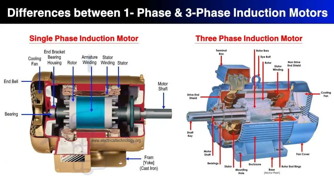 How Three-Phase Induction Motors Work