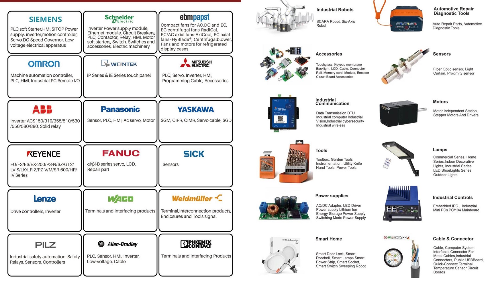 Industrial Automation Control Manufactures